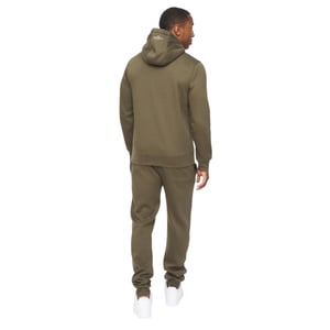 Crosshatch Mens Jamals Hoodie (Mörk Oliv)