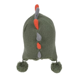 Mountain Warehouse Kinder Draak Kunstbont Gevoerde Muts en Handschoenen Set (Groen)