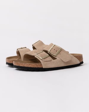 Two Buckle Adjustable Sandals in Beige