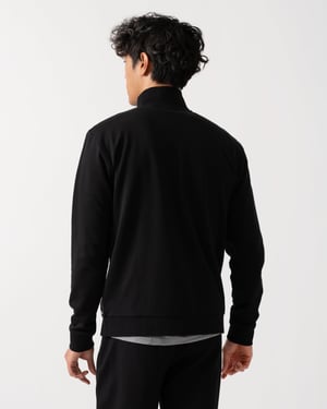 Dual Colour High Neck Tracksuit Jacket in Grey