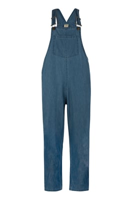 Frugi Women's Constantine Maternity & Nursing Dungaree - Blue