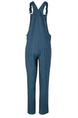 Frugi Women's Constantine Maternity & Nursing Dungaree - Blue