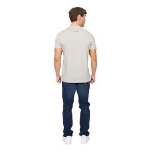 Crosshatch Mannen Moules T-shirt (Grijs Gemêleerd)