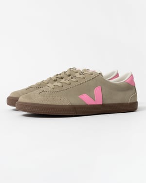 Volley Trainers in Sage Green
