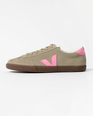 Volley Trainers in Sage Green