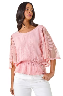 Butterfly Lace Blouse
