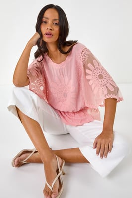 Butterfly Lace Blouse