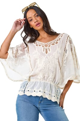 Butterfly Lace Blouse