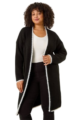 Curve Longline Knit Cardigan
