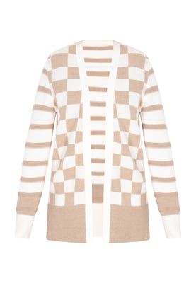 usha Vest vrouwen Wit Veelkleurig Beige