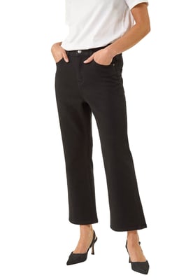 Petite Boocut Cropped Jeans