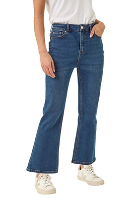 Petite Boocut Cropped Jeans