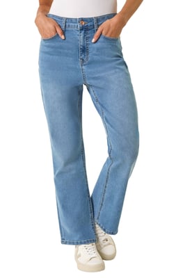 Petite Bootcut Stretch Jeans