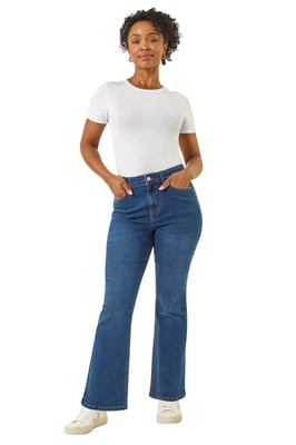 Petite Bootcut Stretch Jeans