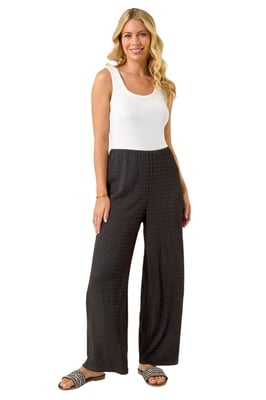 Petite Textured Stretch Trouser