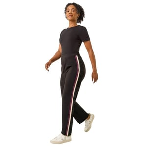 Petite Side Stripe Stretch Trouser