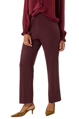 Straight Leg Ponte Trouser