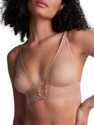 Sheer Emotion Triangle Bralette