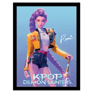 K-Pop Demon Hunters Rumi Framed Poster (Multicoloured)