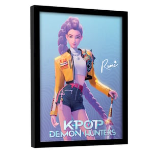 K-Pop Demon Hunters Rumi Framed Poster (Multicoloured)