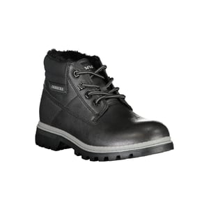 Heren Zwarte Faux Leren Enkellaarzen Ca25370