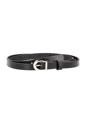 Faina riem Dames zwart zilver