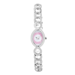 Oval rosa urtavla armbandsur 7313s01mac