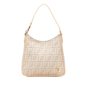 Baguette Logo Canvas Handtas