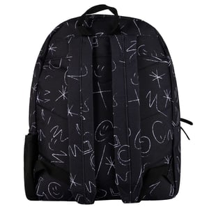 Hype Crayon Doodle Kids Black Backpack