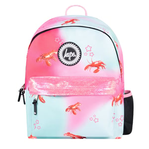 Hype Disco Lobster Kids Pink/Mint Backpack