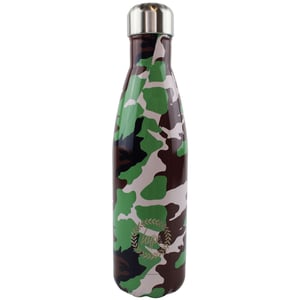 Hype 500ml Crest Kids Camo Green Water Bottle