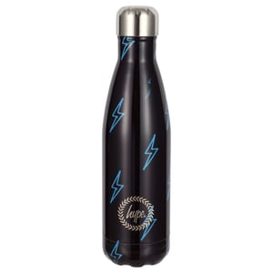 Hype 500ml Lightning Black/Blue Thermal Water Bottle