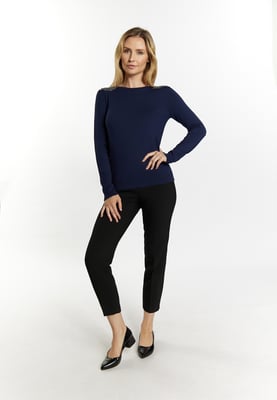 usha Gebreide trui Dames marine