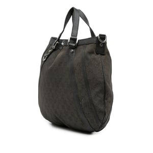 Gg Canvas Tote Handtas Signature