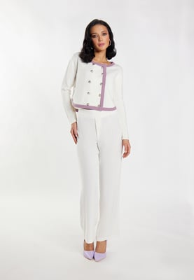 Faina Vest Dames wit