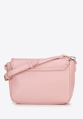 Wittchen Dames Crossbody Tas met Klep, Roze, Eco-leer