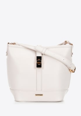 Wittchen Dames Bucket Bag in Imitatieleer Crème