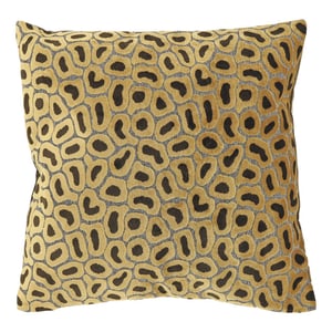 Unique Living sierkussen mirelle 45x45cm glowy yellow