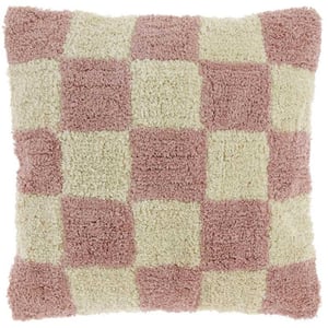 Unique Living sierkussen ziva old pink -45x45cm