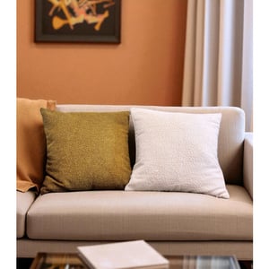 NOVÉE Bouclé crème | 45 x 45 cm | kussenhoes | polyester