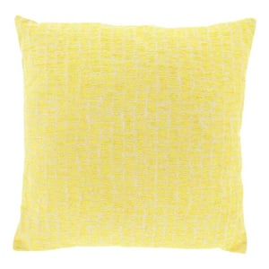 Unique Living sierkussen sev lemon yellow -45x45cm
