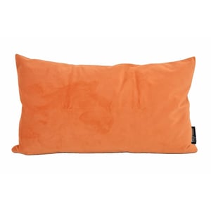 Gek op kussens! Sierkussen velvet oranje long | 30 x 50 cm | polyester