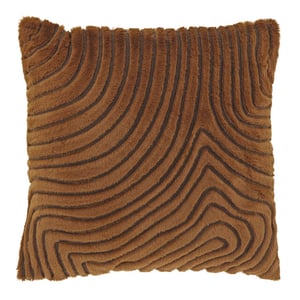 Unique Living sierkussen jace 45x45cm leather brown