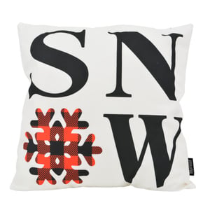 Gek op kussens! Snow xmas | 45 x 45 cm | kussenhoes | katoen/polyester