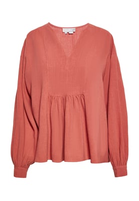 usha Blouse Dames Roest oranje