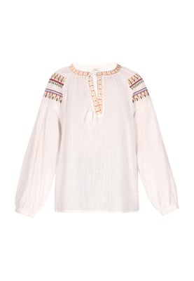 usha Blouse Dames wit