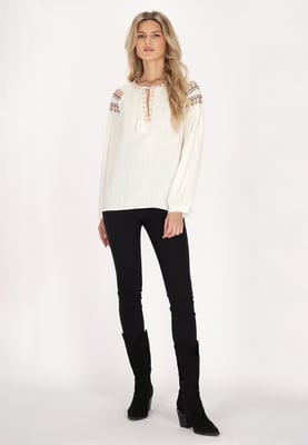 usha Blouse Dames wit