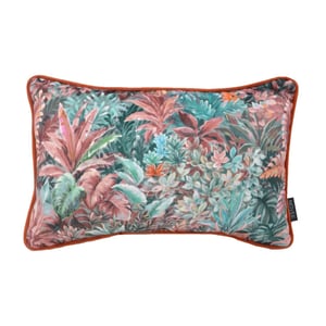 NOVÉE Velvet jungle red | 30 x 50 cm | kussenhoes | velvet/polyester