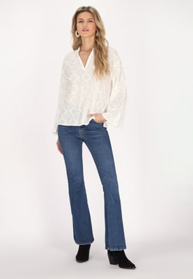 usha Blouse Dames wit