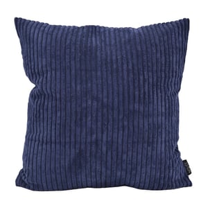 NOVÉE Corduroy donkerblauw | 45 x 45 cm | kussenhoes | polyester